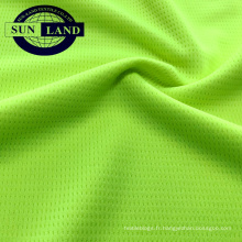 Tissu 100 mesh en polyester avec tissu de sport